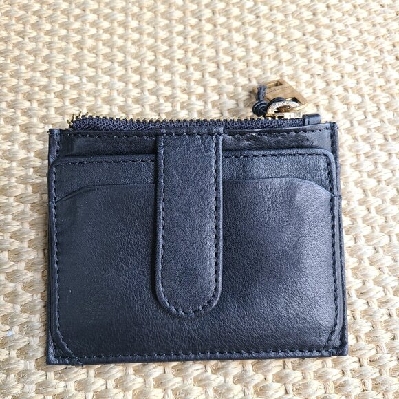 NWT: Margo New York – 100% Leather Black - Betty Zip - Card Case - Picture 4 of 9